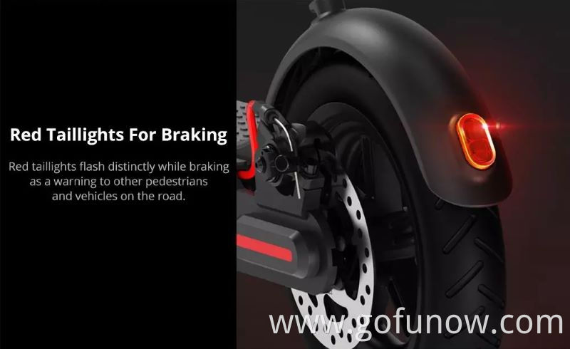 New 8.5Inch Solid Tire 2-wheel Folding Electric Scooter with Mudguard G-FUN